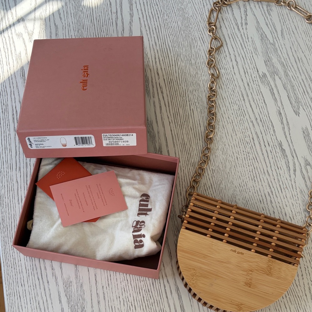 Cult Gaia  Bamboo Chain Bag in Box (NEW)